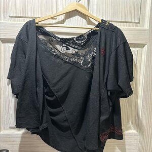 Women's 1XL/2XL Harley Davidson Cardigan with Rhinestones